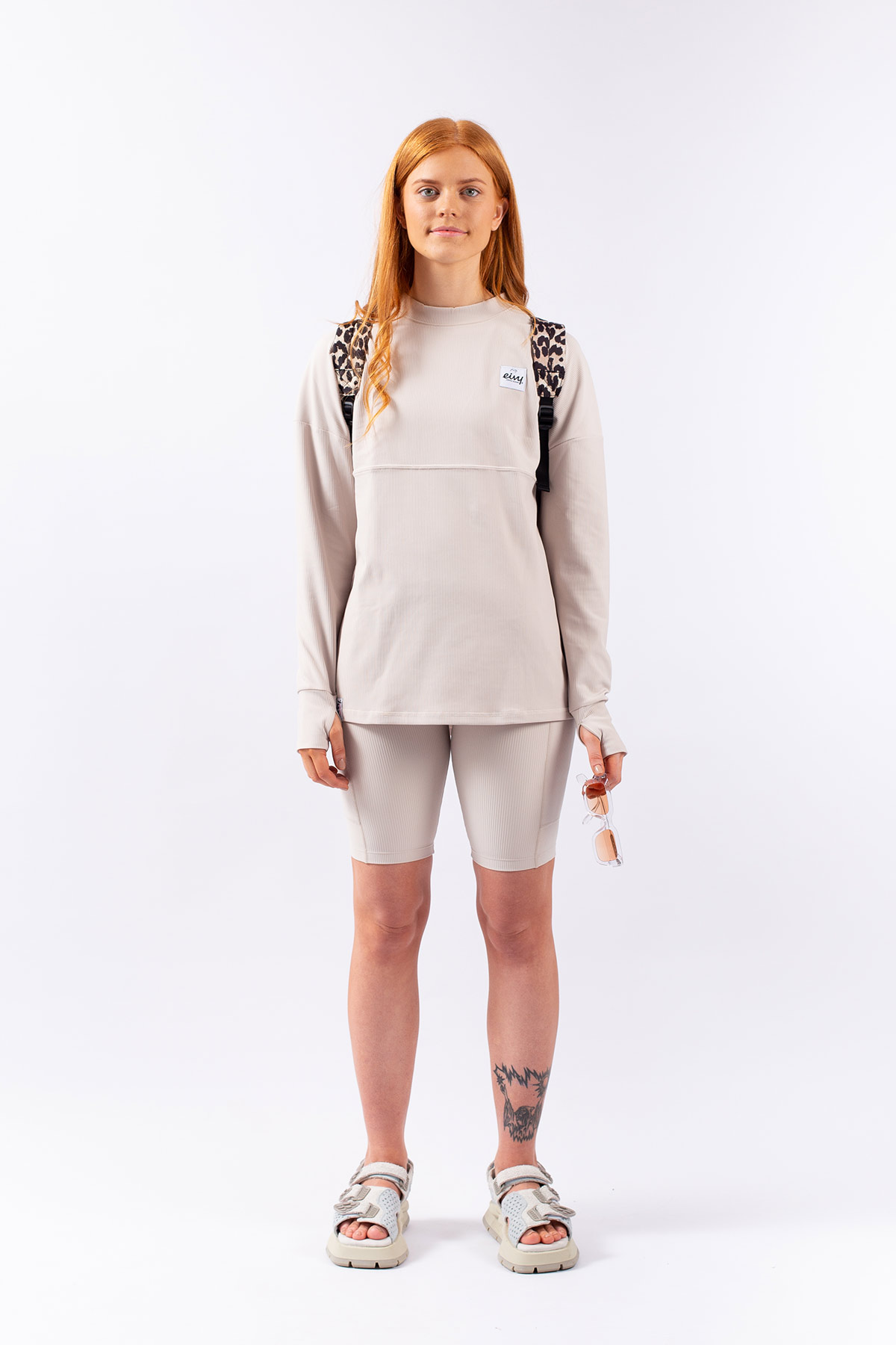 Base Layer | Venture Rib Top - Faded Cloud