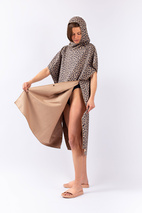 Packable Changing Robe - Leopard