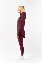 Base Layer | Icecold Hood Rib Top - Wine