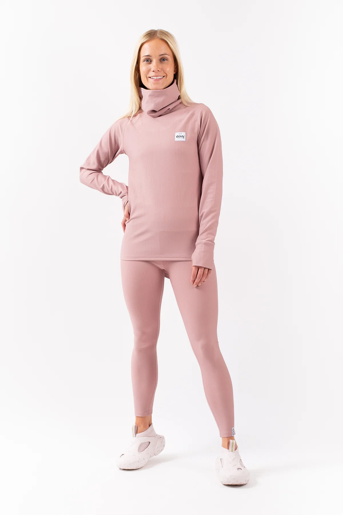 Base Layer | Icecold Gaiter Rib Top - Faded Woodrose Base Layer | Icecold Gaiter Rib Top - Faded Woodrose