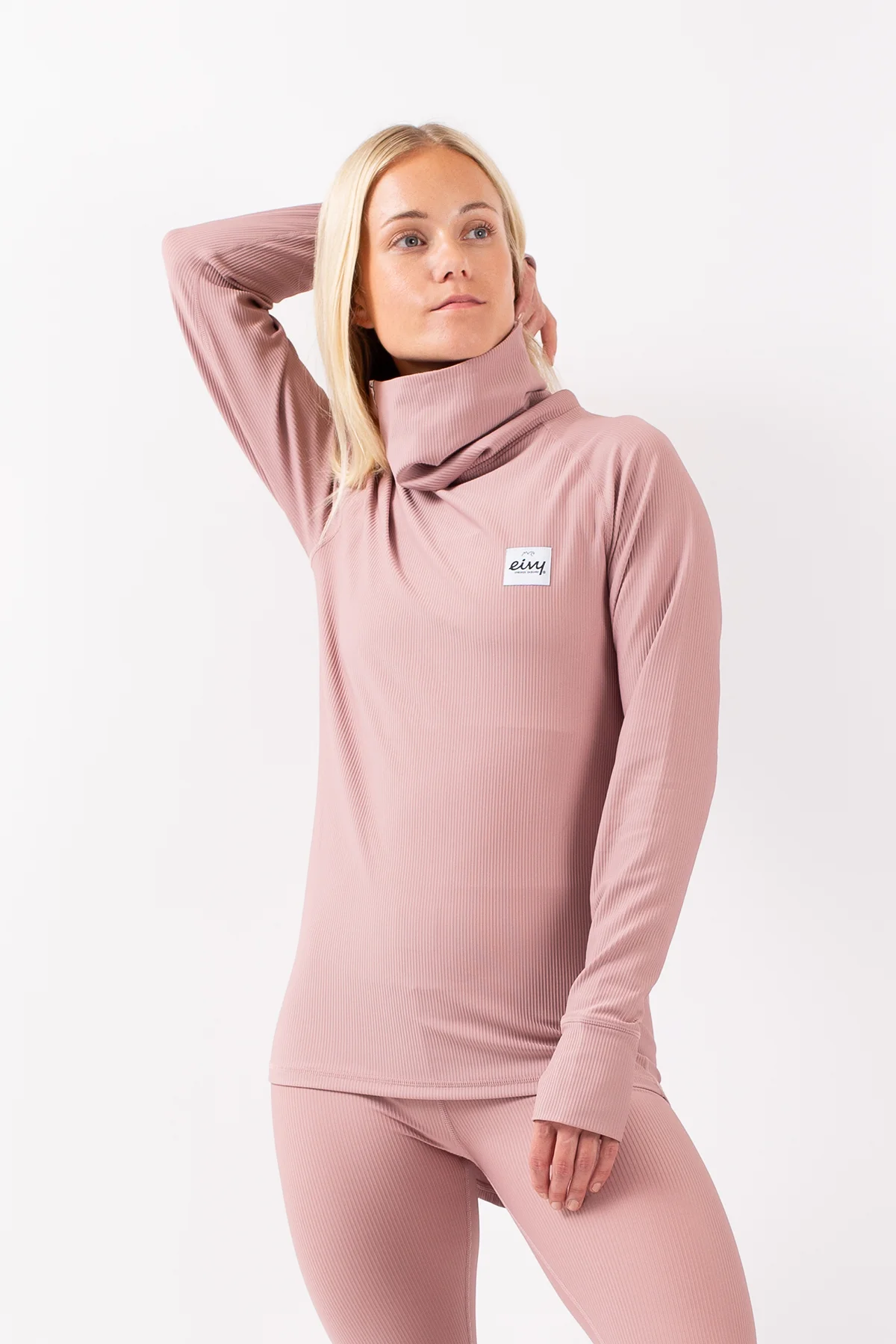 Icecold Gaiter Rib Top - Faded Woodrose Icecold Gaiter Rib Top - Faded Woodrose