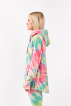 Boyfriends Fit Hoodie Top - Tie-dye | XS