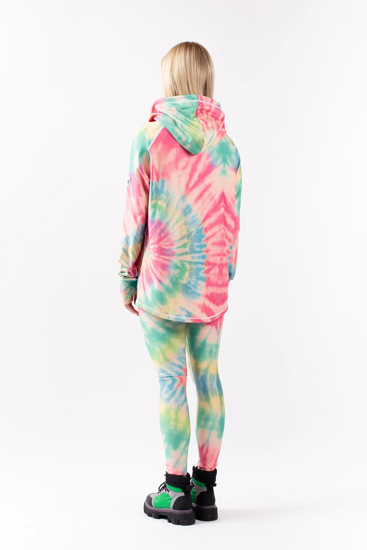 Boyfriends Fit Hoodie Top - Tie-dye | M