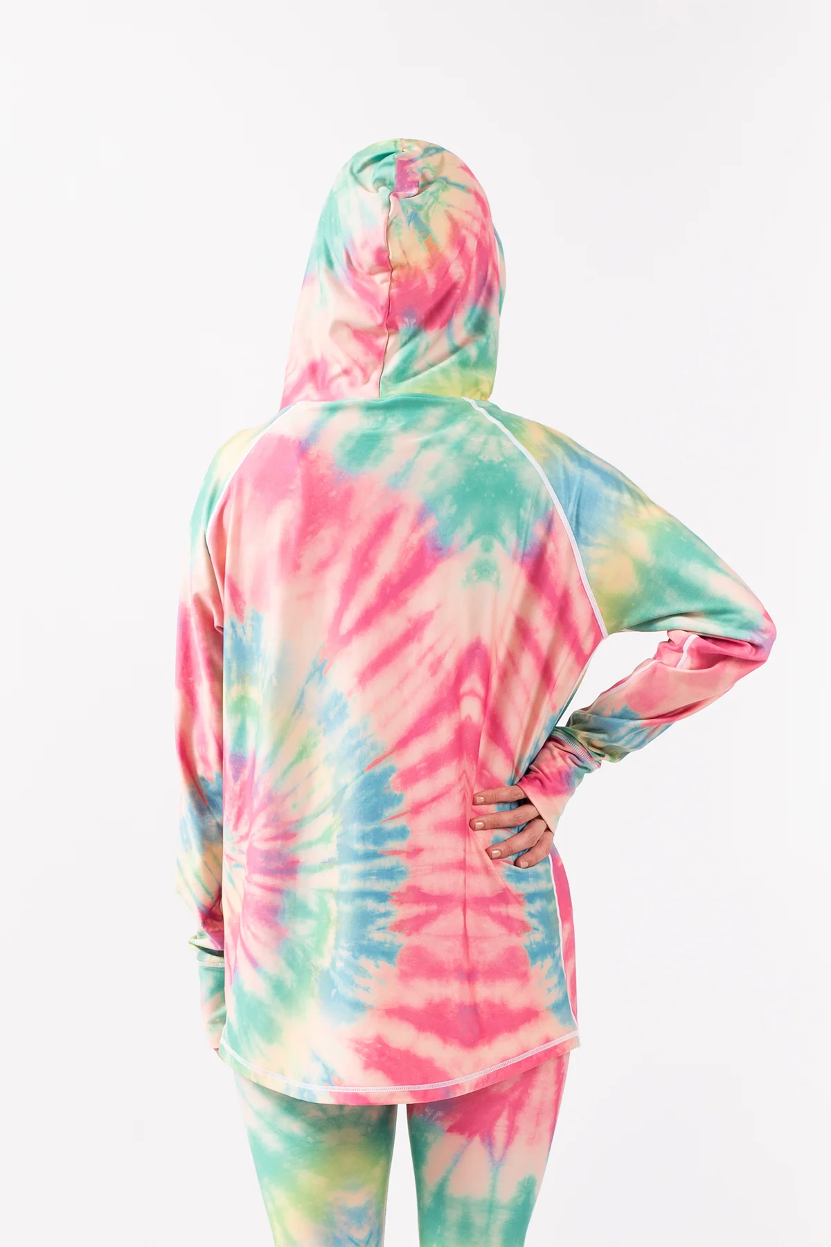 Boyfriends Fit Hoodie Top - Tie-dye | XXS