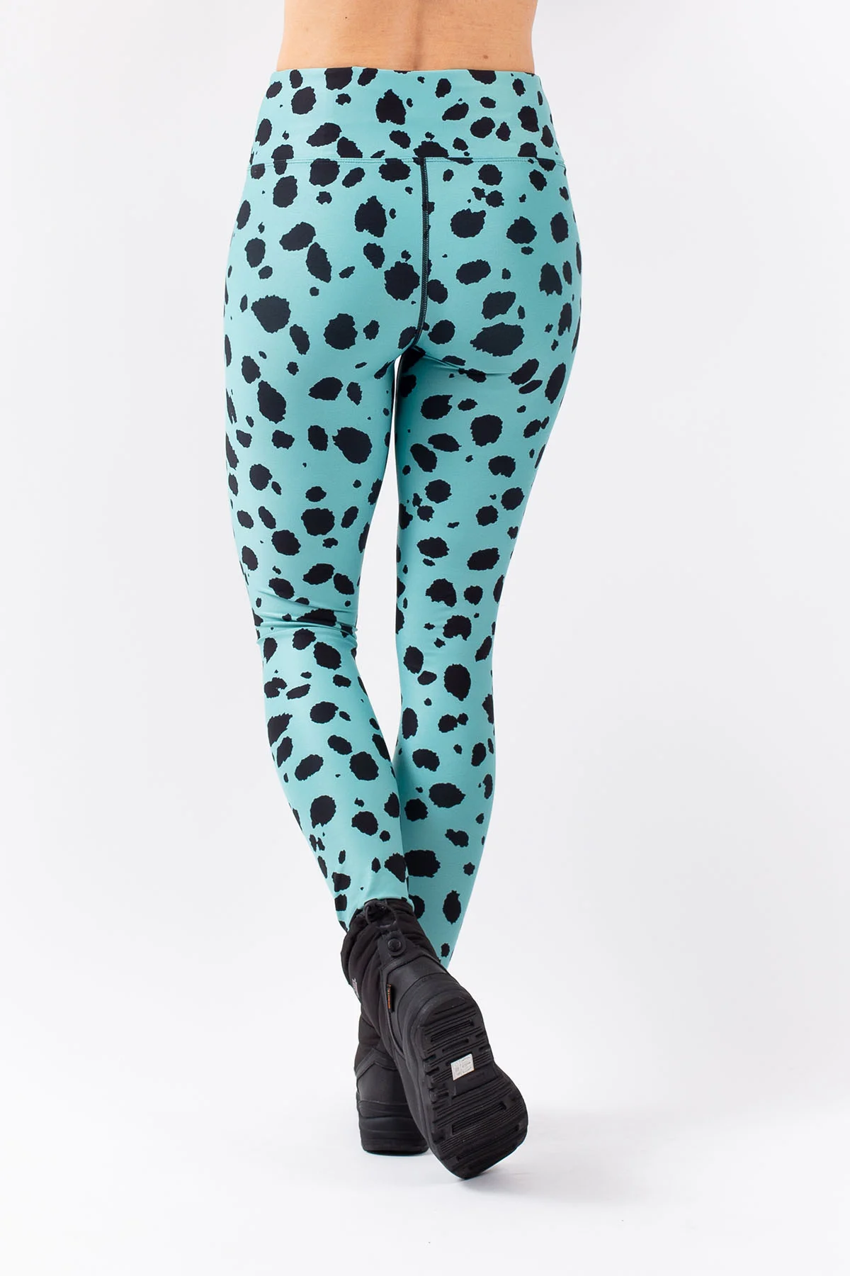 Icecold Tights - Turquoise Cheetah | M