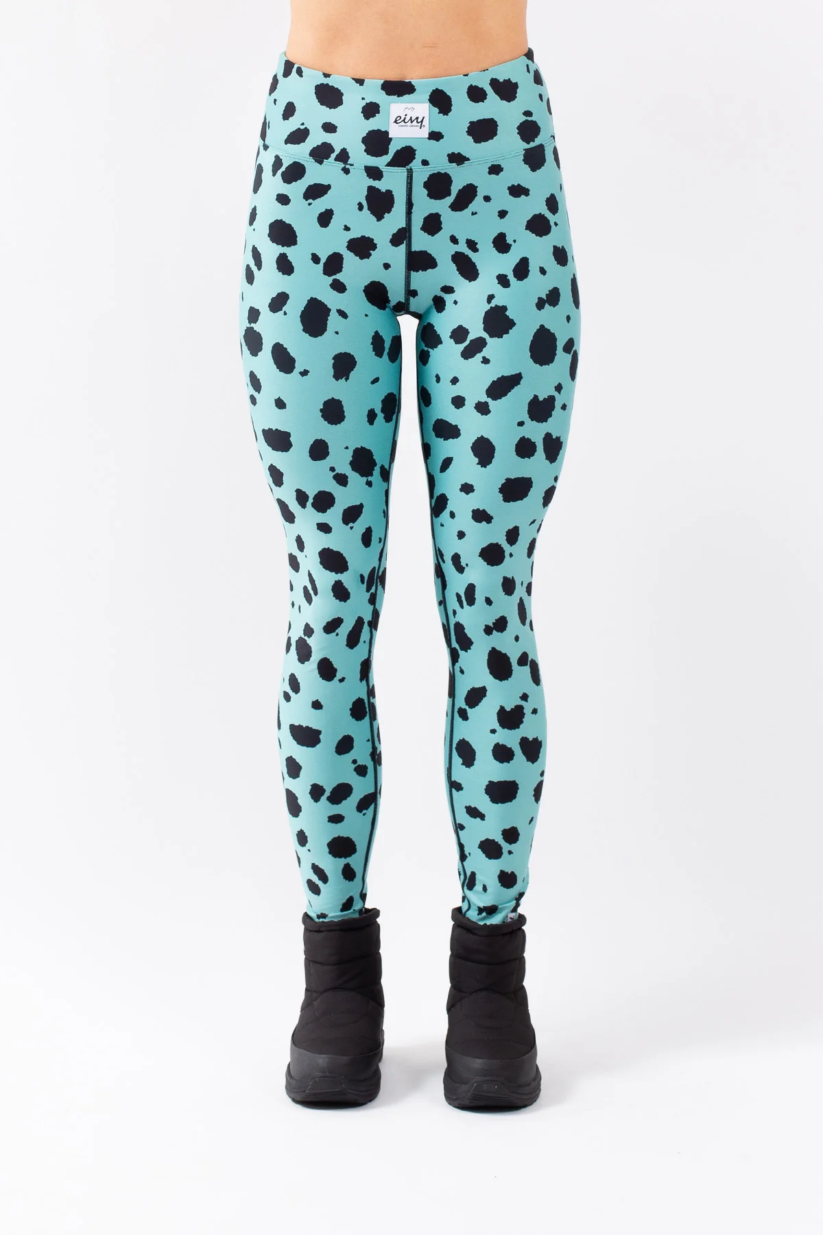 Icecold Tights - Turquoise Cheetah | S