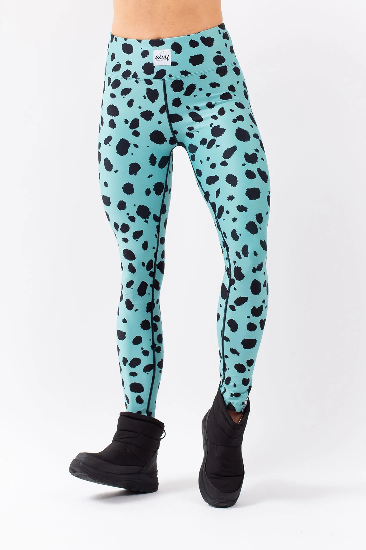 Icecold Tights - Turquoise Cheetah | XXS