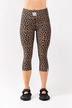 Icecold 3/4 Tights - Leopard | XS