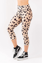 Icecold 3/4 Tights - Cheetah | XXS