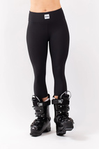 Icecold Rib 3/4 Tights - Black | XXS