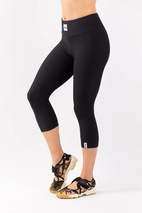 Icecold Rib 3/4 Tights - Black | XXL