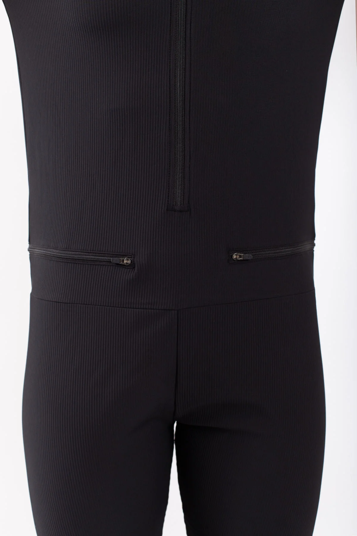 Leona Rib Onepiece - Black | XXL