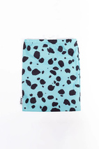 Icecold Zip Hood Top - Turquoise Cheetah