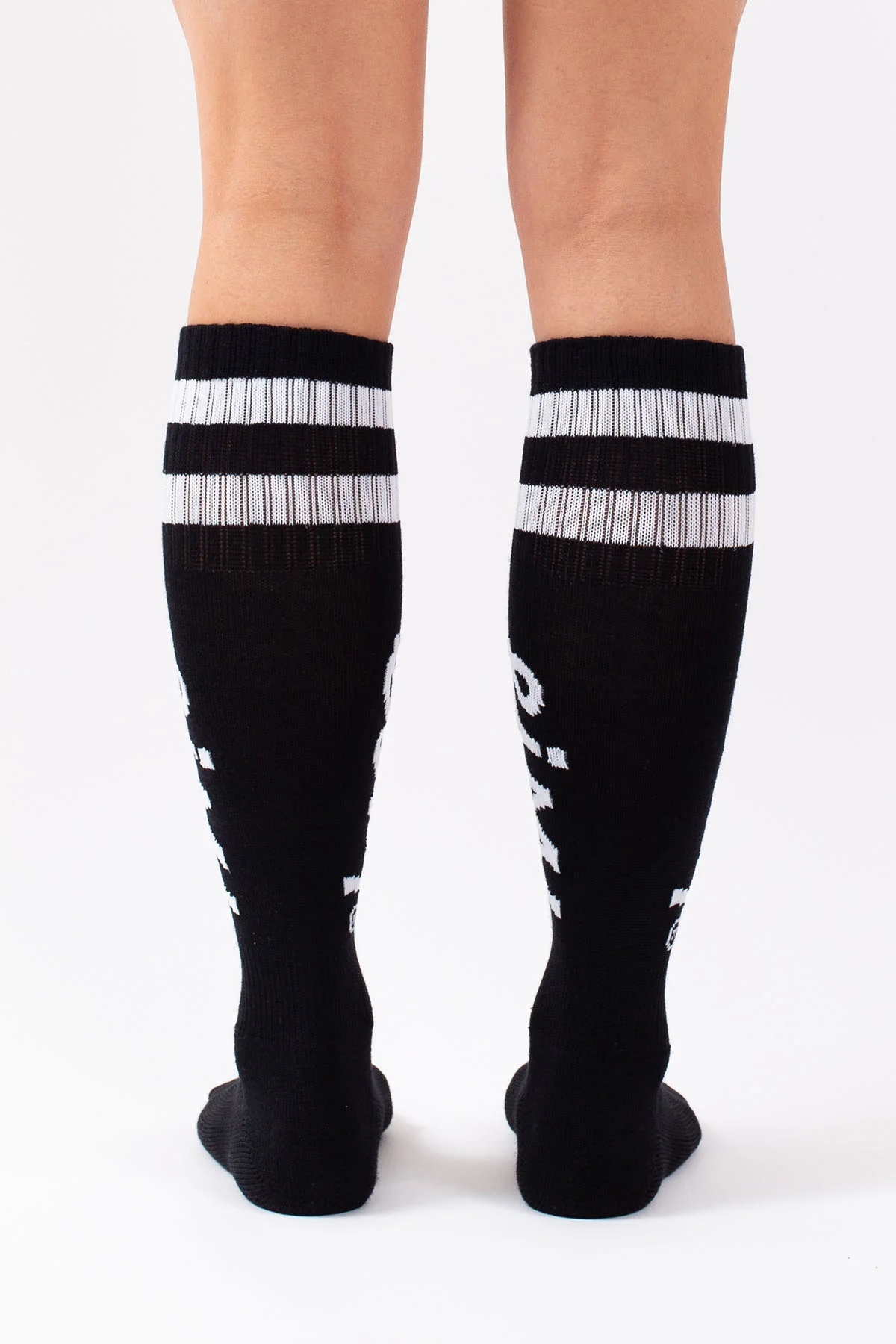 Cheerleader Wool Socks - Black