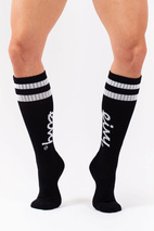 Cheerleader Wool Socks - Black