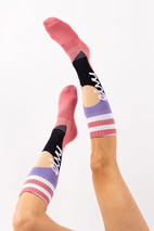 Cheerleader Wool Socks - Abstract Shapes