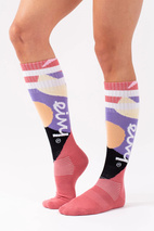 Cheerleader Wool Socks - Abstract Shapes