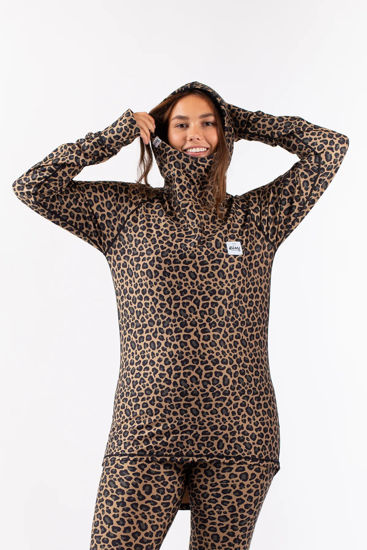 Funktionsunterwäsche | Icecold Hood Top - Leopard