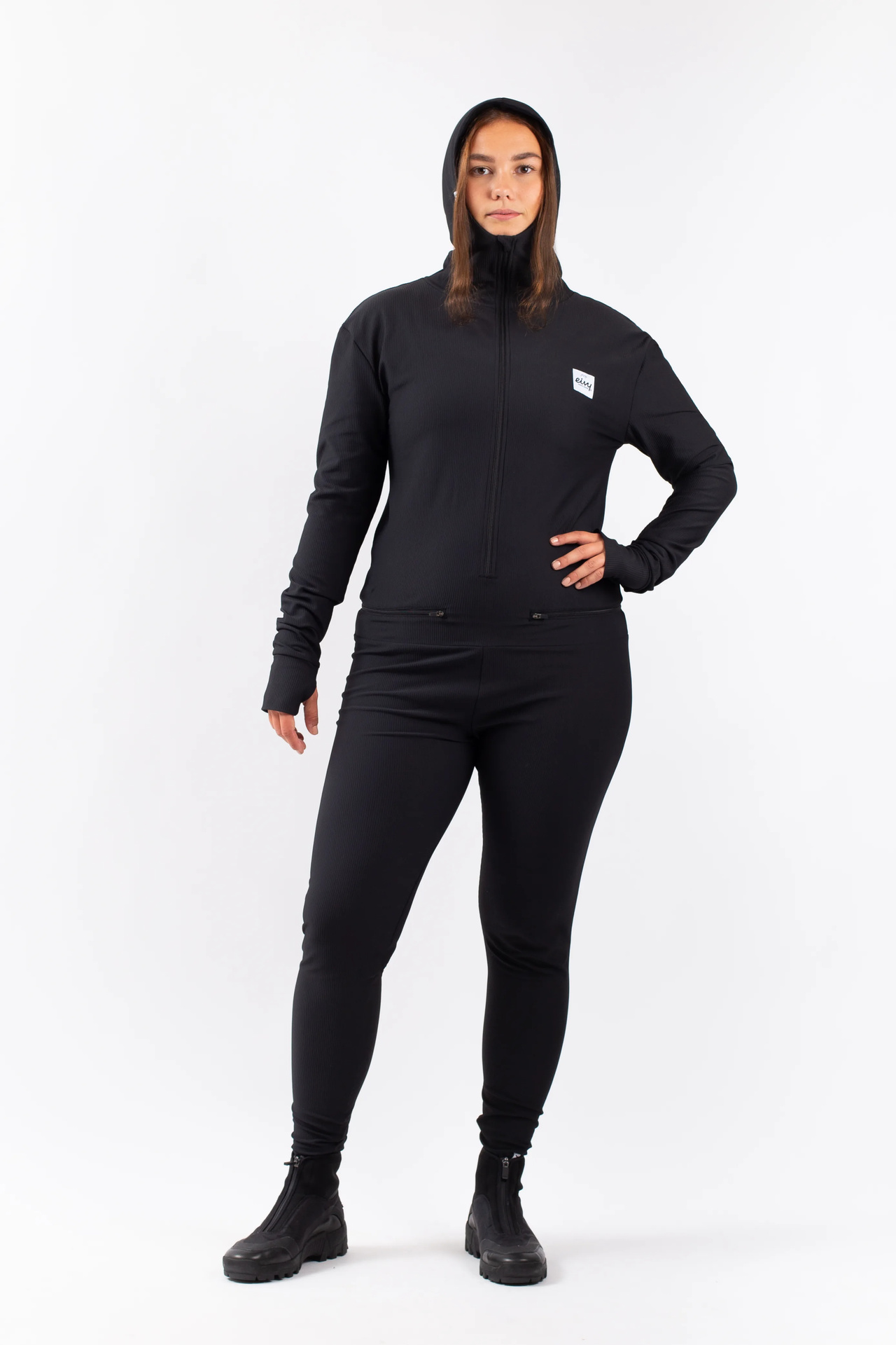 Leona Rib Onepiece - Black | M