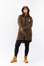 Redwood Sherpa Coat - Leopard | XS