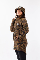 Redwood Sherpa Coat - Leopard | XS