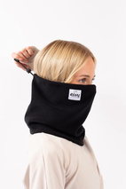 Adjustable Fleece Neckwarmer - Black | One Size