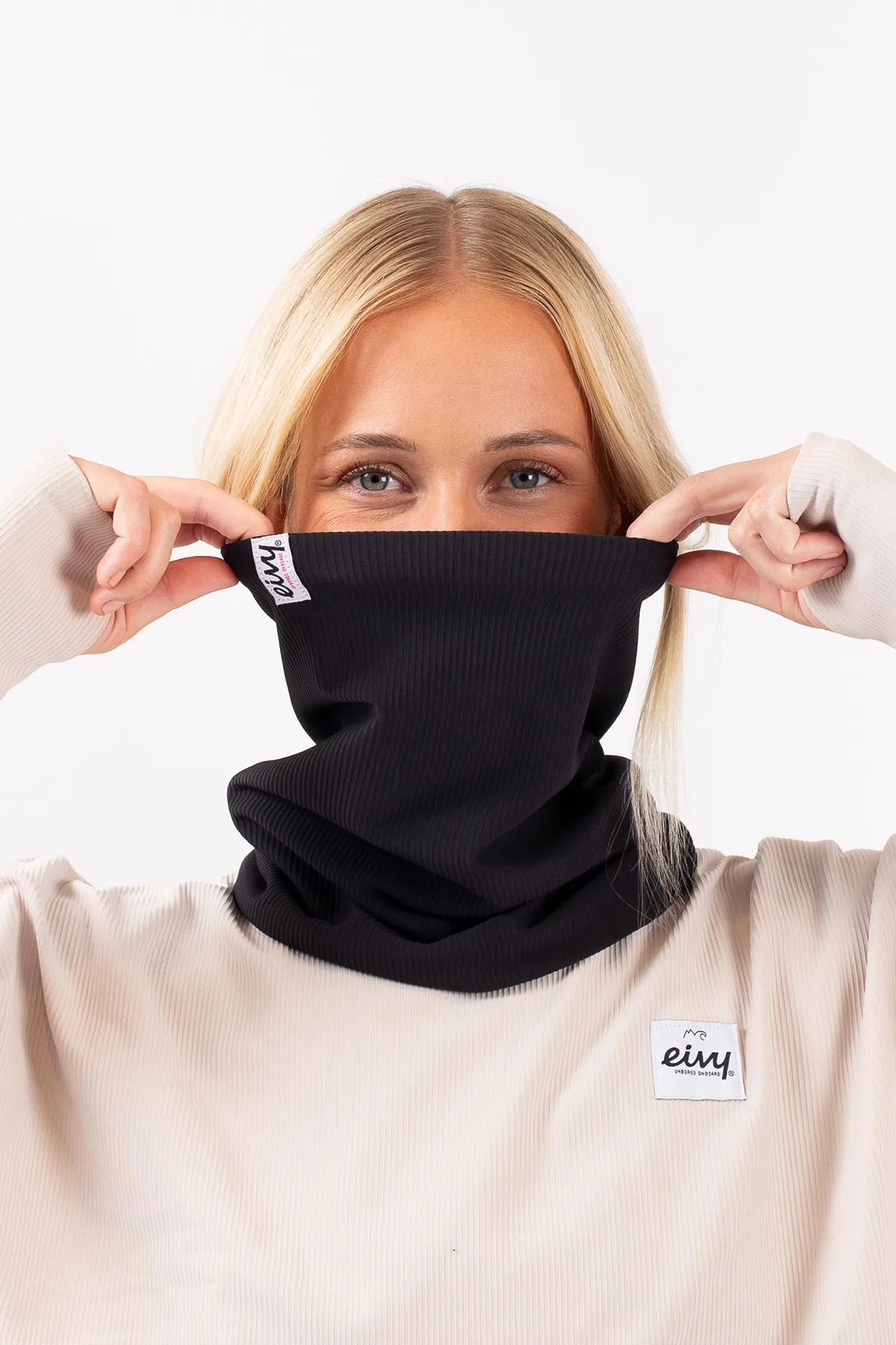 Colder Rib Neckwarmer - Black