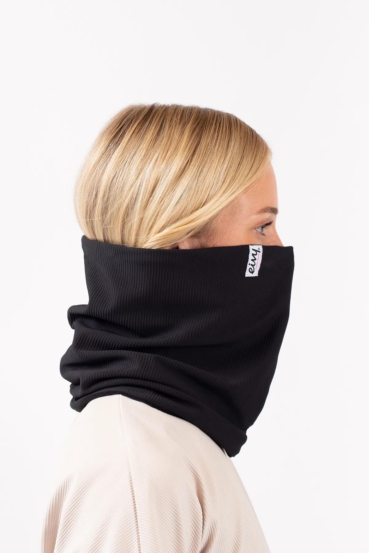 Colder Rib Neckwarmer - Black | One Size