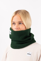 Adjustable Sherpa Neckwarmer - Forest Green