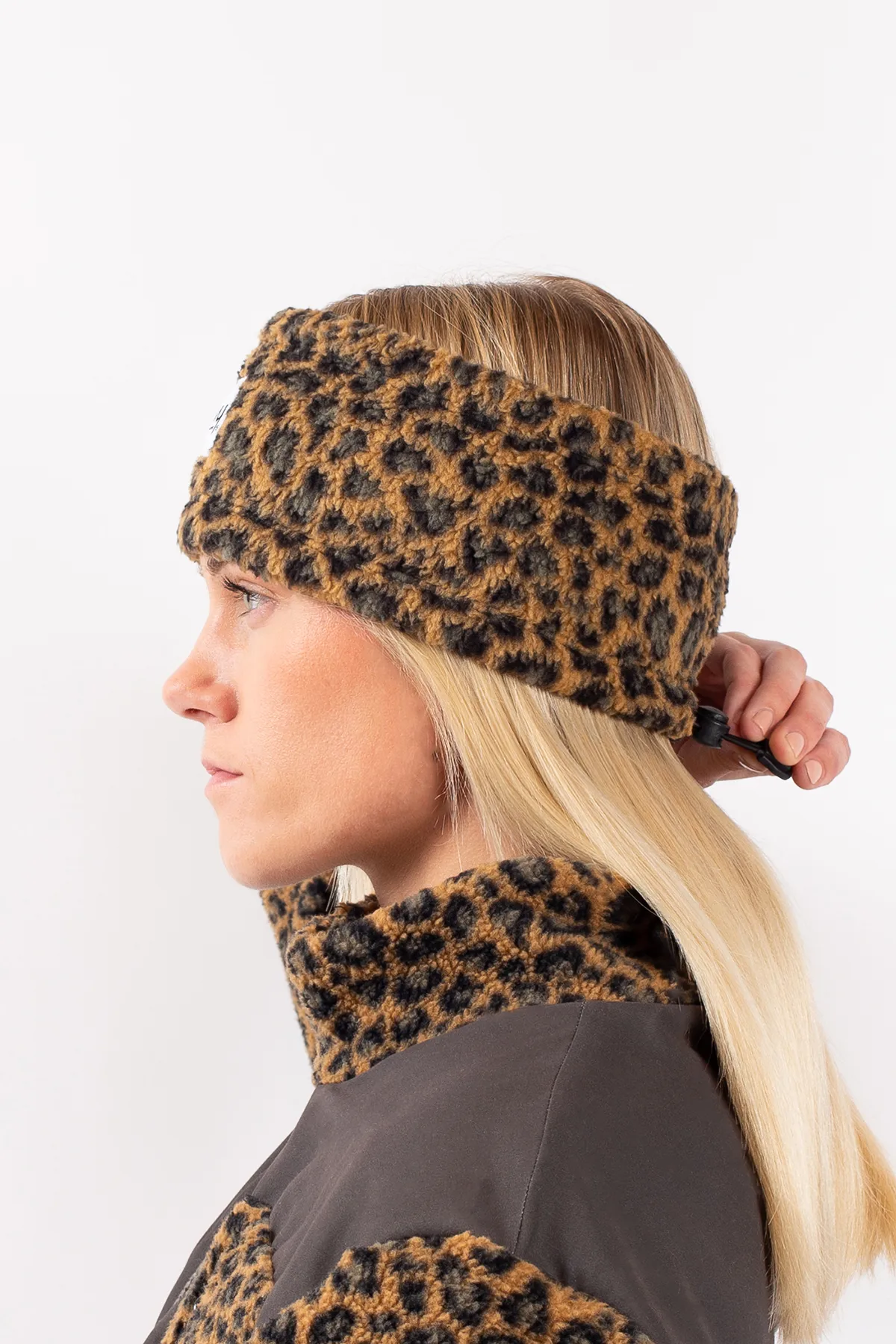 Throwback Sherpa Headband - Leopard Throwback Sherpa Headband - Leopard