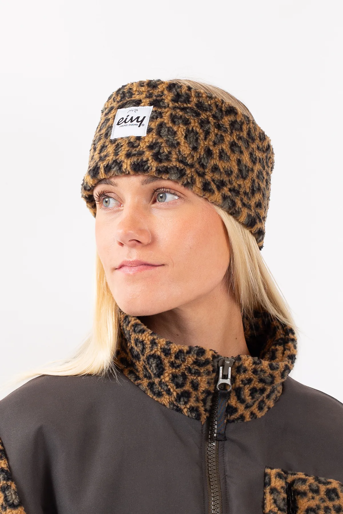 Throwback Sherpa Headband - Leopard Throwback Sherpa Headband - Leopard