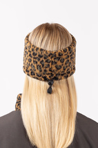 Throwback Sherpa Headband - Leopard