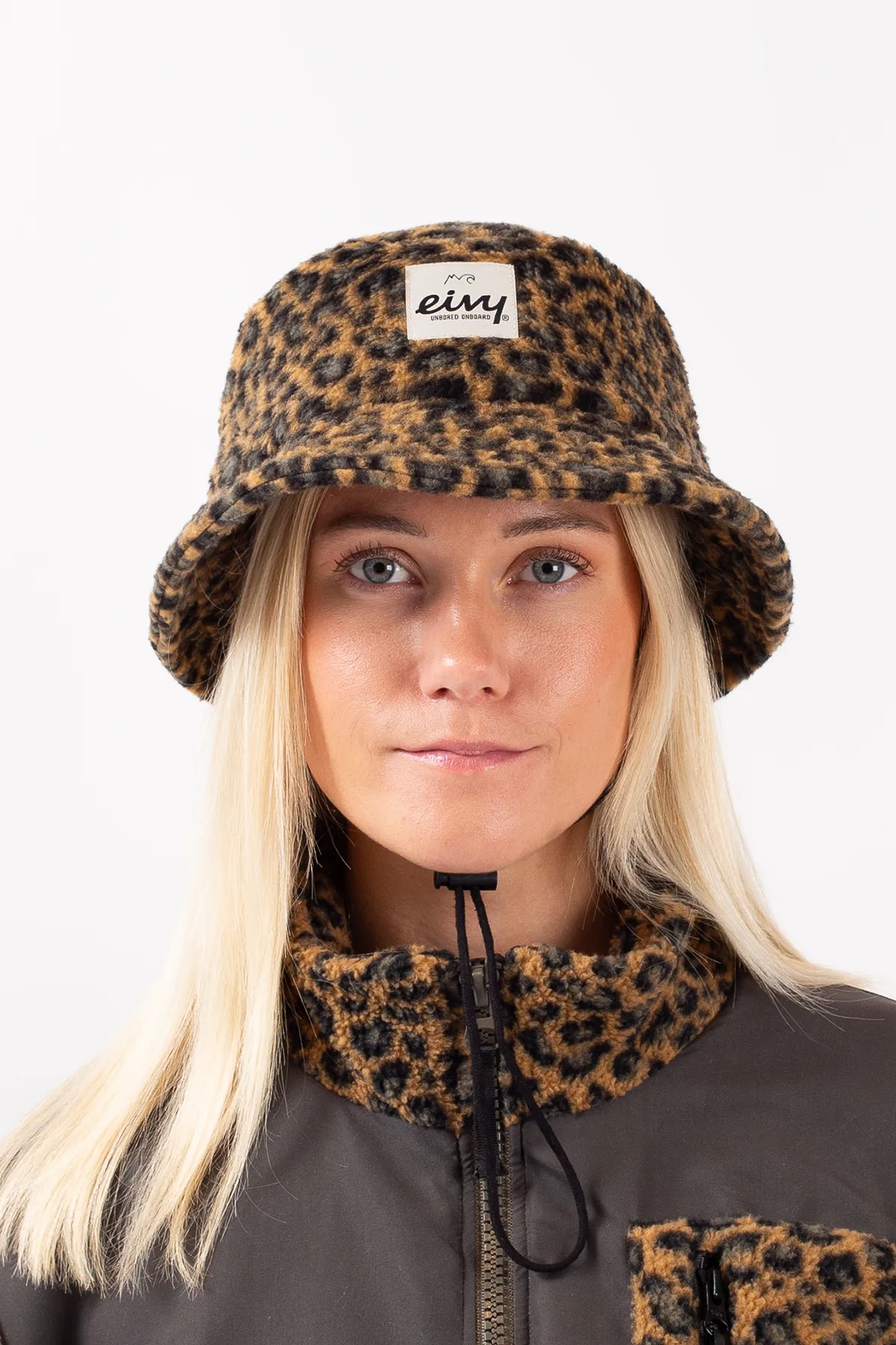 Full Moon Sherpa Hat - Leopard