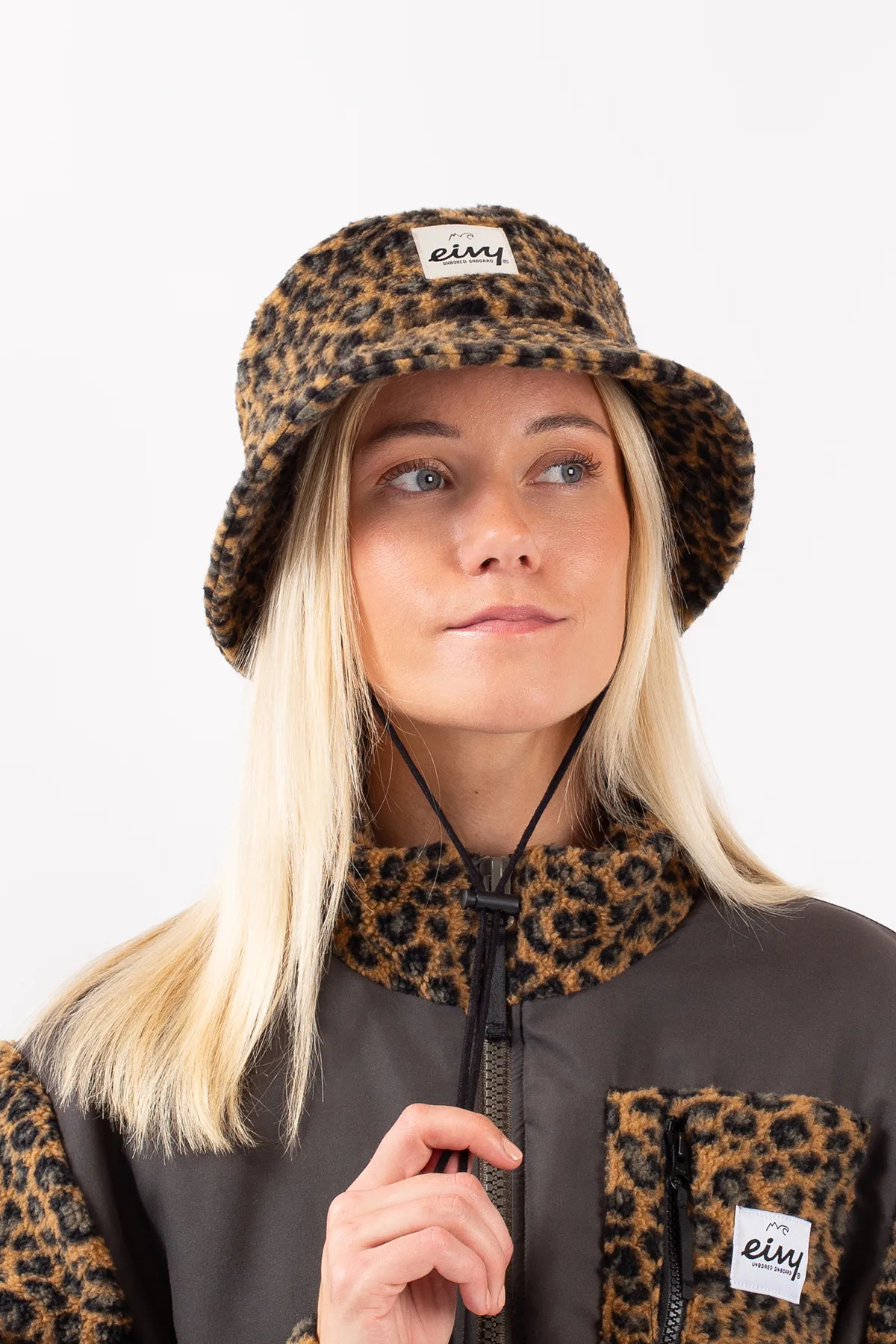 Full Moon Sherpa Hat - Leopard