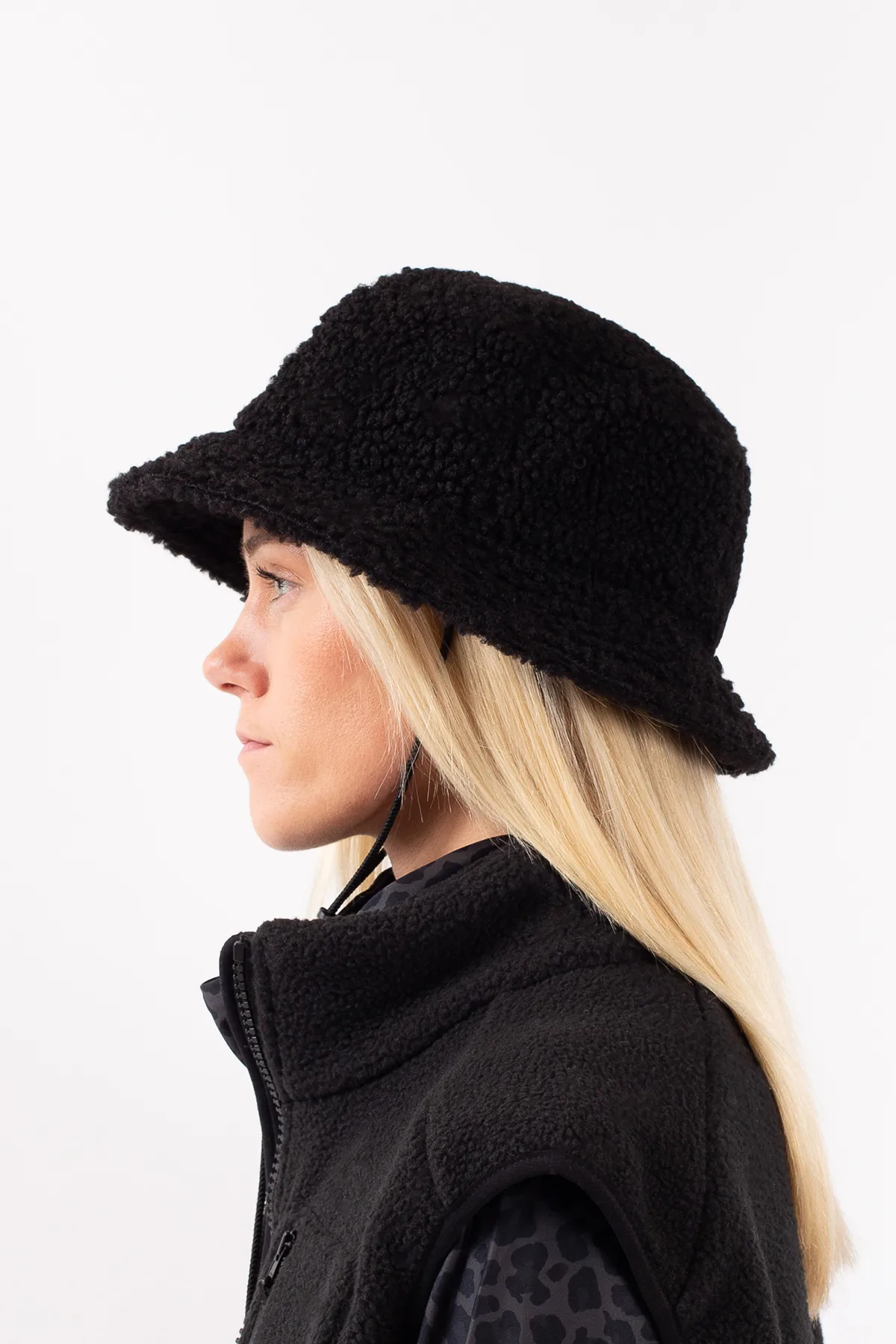 Full Moon Sherpa Hat - Black Full Moon Sherpa Hat - Black