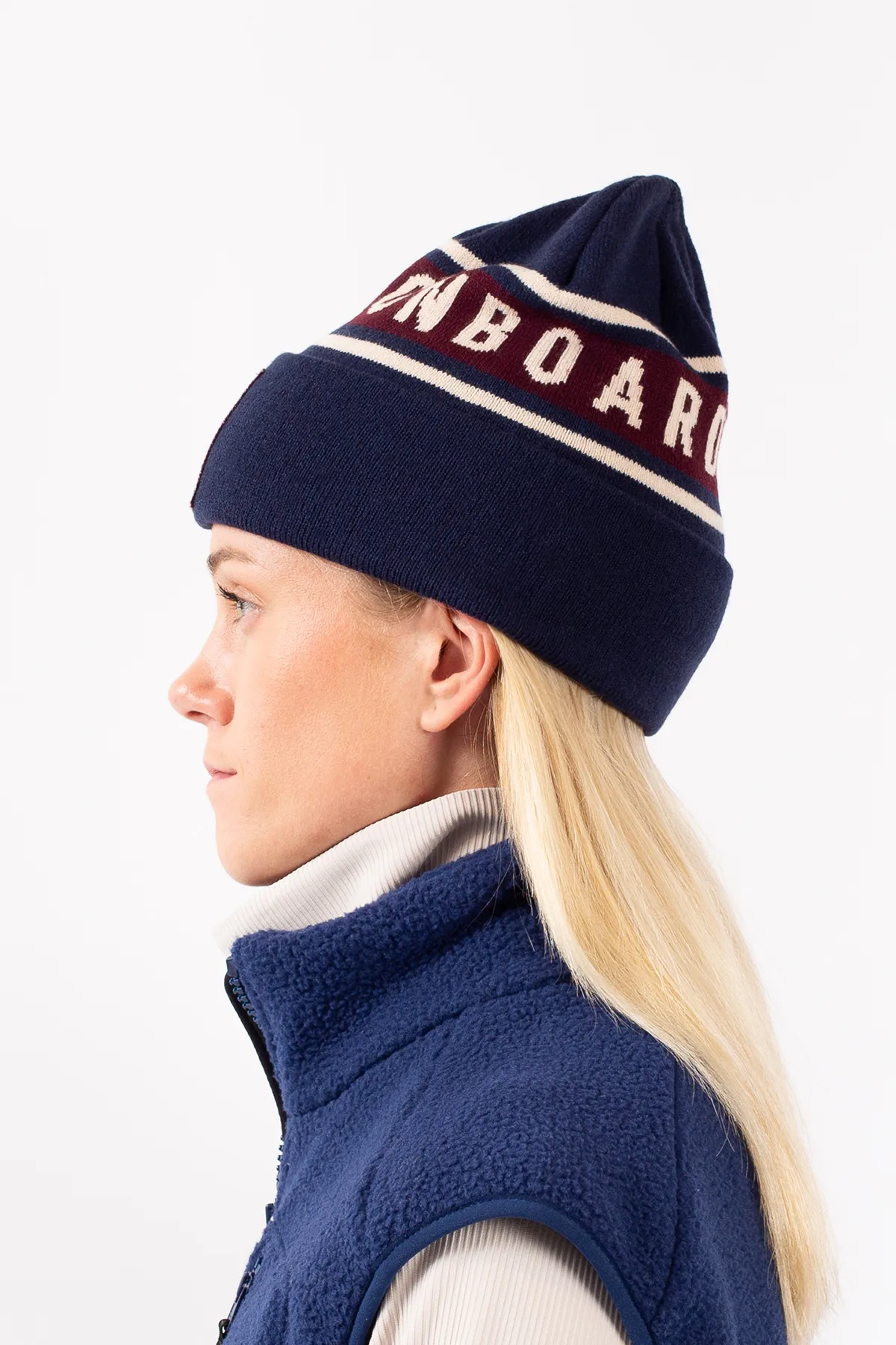 League Beanie - Navy /Wine | One Size