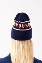 League Beanie - Navy /Wine