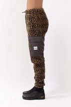 Cargo Sherpa Pants - Leopard | M