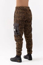 Cargo Sherpa Pants - Leopard | S