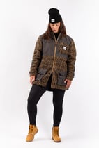 Field Sherpa Jacket - Leopard | XS