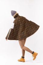 Valley Sherpa Skirt - Leopard | XS