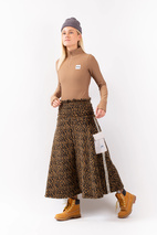 Valley Sherpa Skirt - Leopard | XS