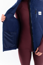 Lumberjackie Sherpa Vest - Navy | XXS