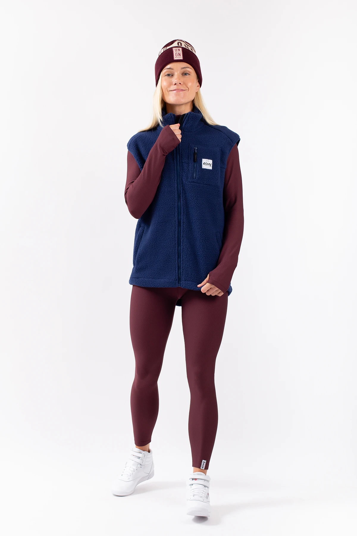 Lumberjackie Sherpa Vest - Navy Lumberjackie Sherpa Vest - Navy