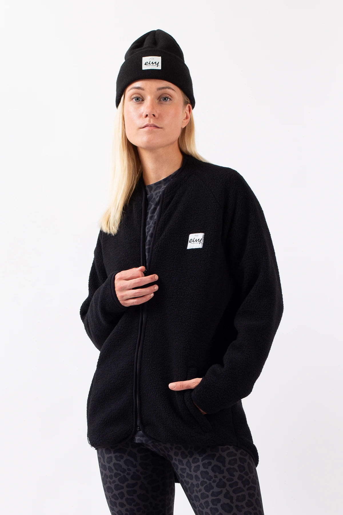 Fleece | Redwood Sherpa Jacket - Black | L