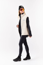 Lumberjackie Sherpa Vest - Faded Cloud | S