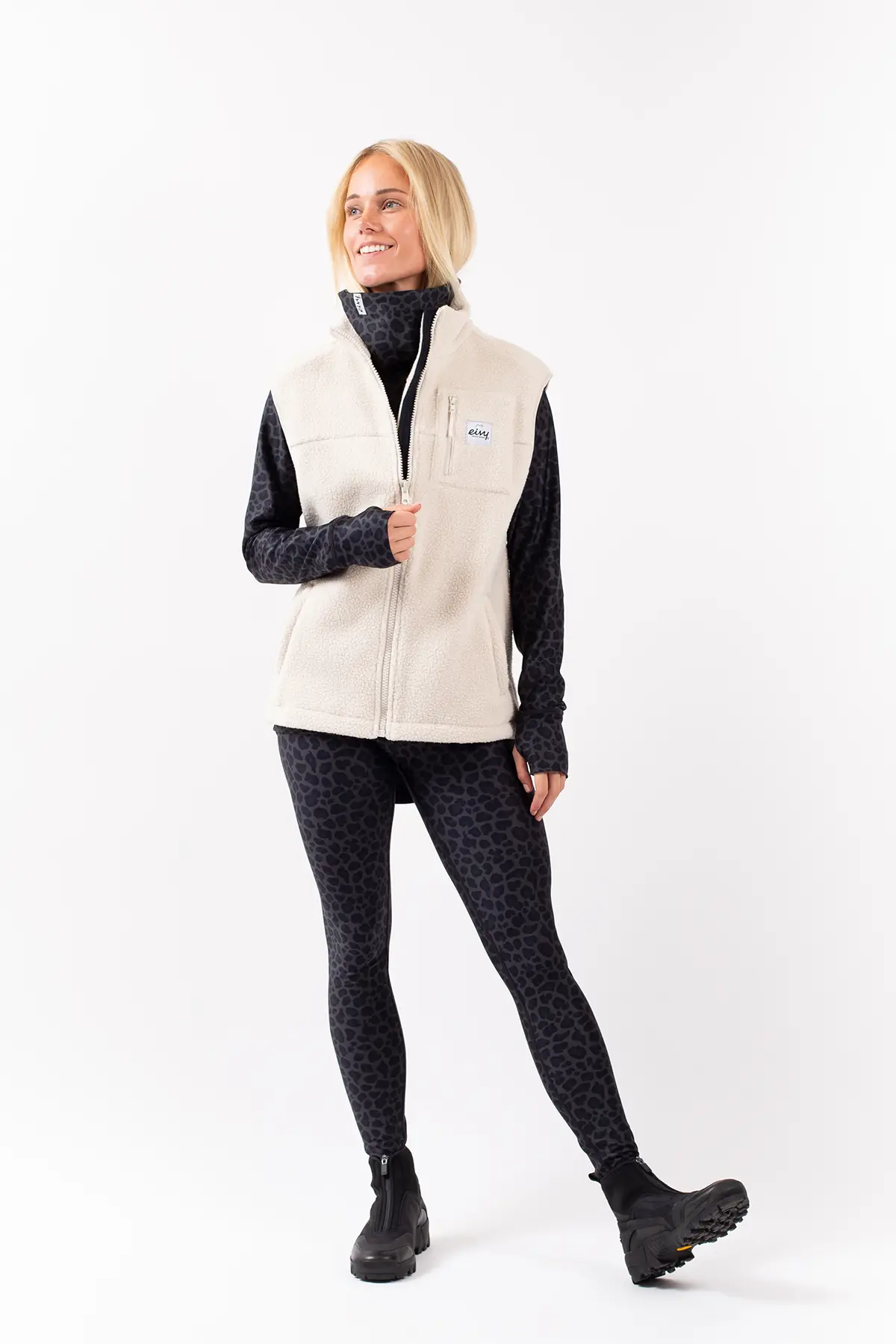 Lumberjackie Sherpa Vest - Faded Cloud Lumberjackie Sherpa Vest - Faded Cloud