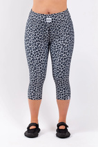 Icecold 3/4 Tights - Snow Leopard | XXL