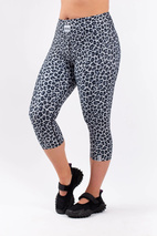 Icecold 3/4 Tights - Snow Leopard | XS