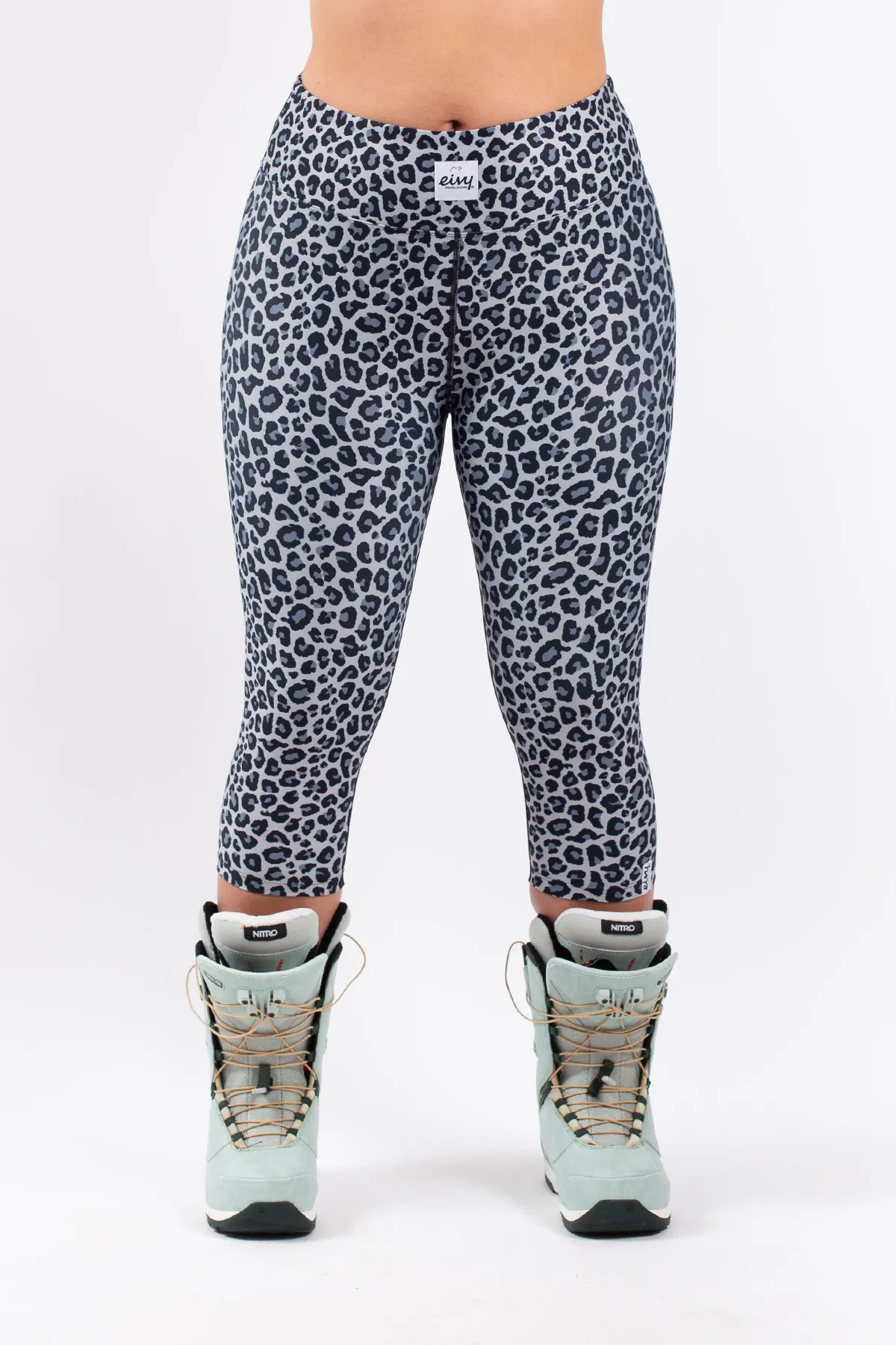 Icecold 3/4 Tights - Snow Leopard | L